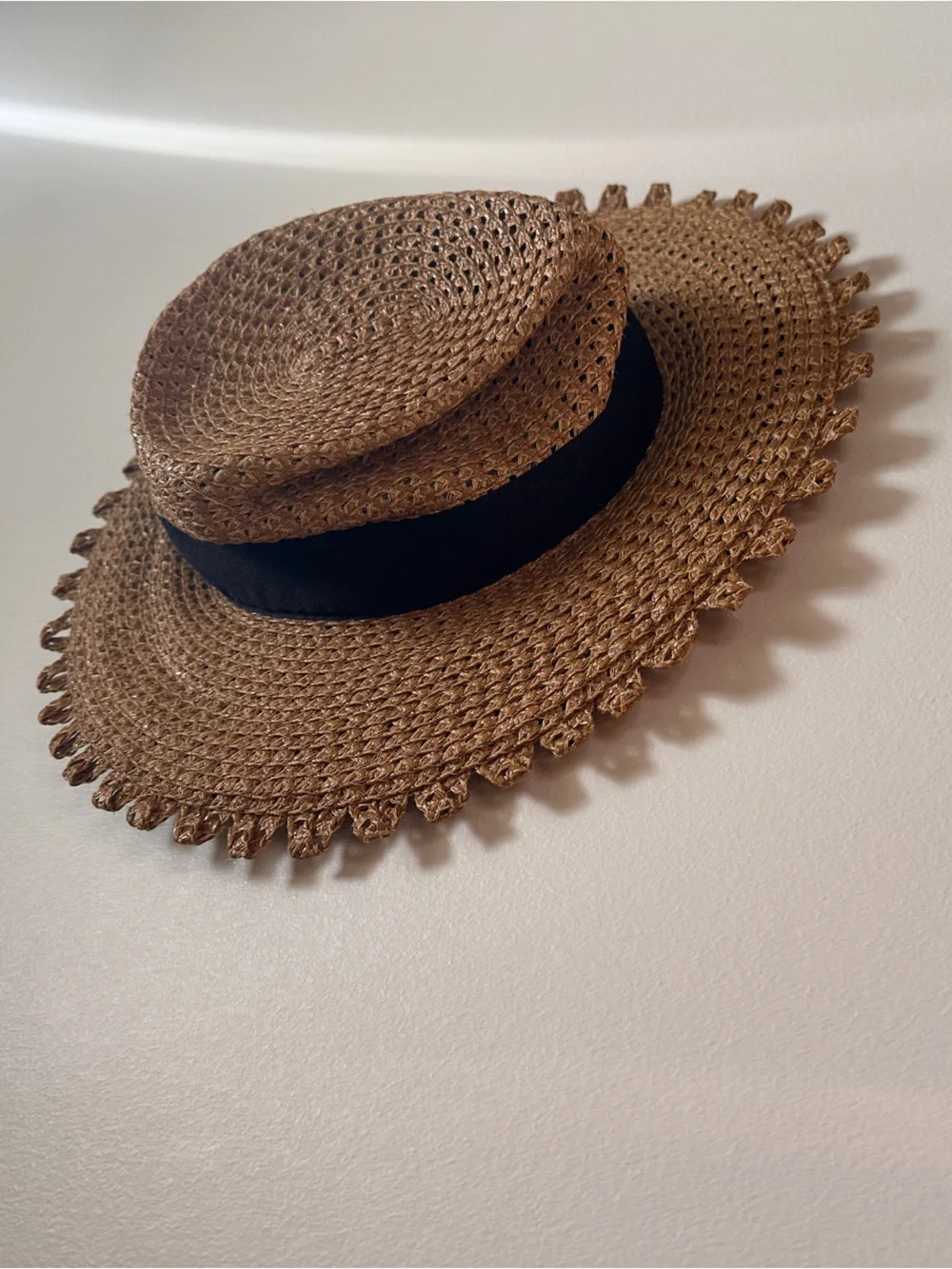 Eric Javits - Natural Straw Sun Hat UPF 50+ - Picture 2 of 4